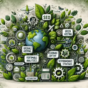 Services diversifiés d'une agence web éco-responsable avec des éléments de durabilité